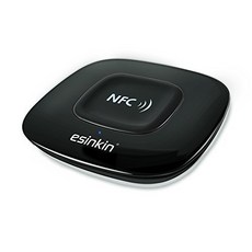 [독일] esinkin Bluetooth Receiver Bluetooth Audio Adapter (NFC Function) for Stereo Sound System with, 단일상품