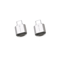 C타입 전용 USB3.1 카드리더기 OTG TF카드 마이크로SD 메모리 최대 2TB 스마트폰 태블릿 노트북 디카 차량용 블랙박스 영상확인 2개 세트, 실버+실버, 1개