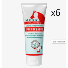 Dr. Jacoby Original Pferdesalbe Medic 200ml x6, 6개