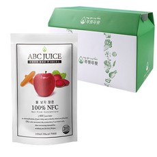 푸릇푸릇 통째로 짠 abc 주스 착즙 국산, 100ml, 60개