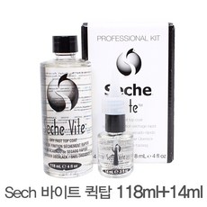 쎄체 바이트 퀵탑(대) 118ml+14ml 탑코트 손톱균열방지