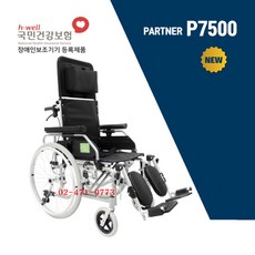 (건강보험 보장구 환급대상) 대세 알루미늄 침대형 휠체어 P7500 /국민건강보험 장애인 보조기기 등록 제품, 1개