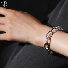 VARAM 써지컬스틸 무변색 볼드 체인팔찌