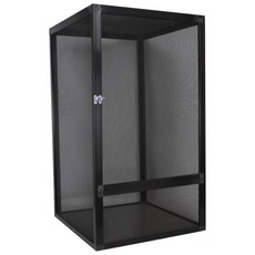파충류 카멜레온 사육장 케이지 박스 도마뱀 사육장, 45x45x80 실버 아크릴도어, 1개