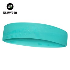 로 형제 운동 머리띠 헤어밴드 남녀 미끄럼 방지 이마 땀 흡수 달리기 헬스 요가 아이스 스카프, 쿨견사 쿨링 쿨맥스 블루