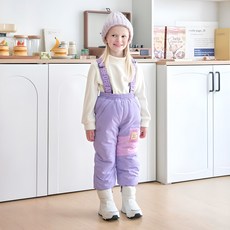 WALTONKIDS 兒童款拼色雪橇褲