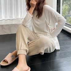 CIUUC 월간 의류 면화 임산부 정장 봄과 여름 새로운 모달 임산부 간호 잠옷 임산부 홈 의류