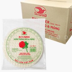 월드푸드 베트남 장미표 월남쌈 라이스페이퍼 200g 16cm BANH TRANG, 50개