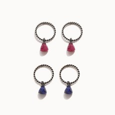 원석루비귀걸이