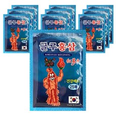 에스앤몰 글루 홍삼 파스 붙이는 한방 패드 10팩, 250매