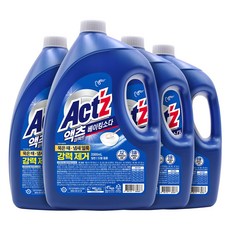 액츠 퍼펙트 베이킹소다 액상세제 본품, 3.3L, 4개 3300ml, 4개