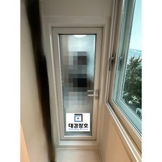 kcc터닝도어 유리포함 납품/시공, 미는문, 추가없음, 철거없음, 1개