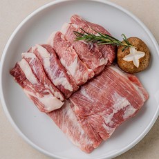 바르돈 국내산 1+ 한돈 냉장 통 등심덧살(통 가브리살), 1개, 250g