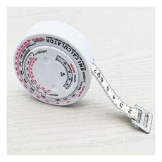 간편 체질량 지수 BMI 측정 줄자 테이프 계산기 헬스 허리둘레