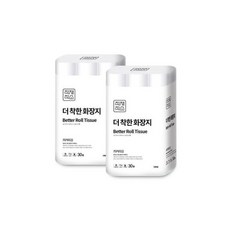 더 착한 화장지 무형광 3겹 30M 30롤 2개 화장지 휴지, 더 착한 화장지 무형광 3겹 30M 30롤 2개 총60, 60개