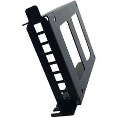 JMT 메탈 PCI 슬롯 2.5인치 IDE SATA SSD HDD 마운트 브래킷 후면 패널 하드 드라이브 어댑터 트레이 캐디 사타 데이터 케이블 포함, Half Height Bracket