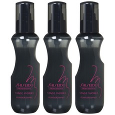 시세이도 헤어 왁스 스테이지 웍스 파우더 쉐이크 블랙3 150ml 3개 세트 일본직구