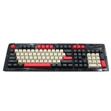 키보드 부품 104PCS OEM 프로파일 PBT 레이저-키캡용으로 제작된 대부분의 키보아용 컬러 매칭 염료-서블레이션 키캡