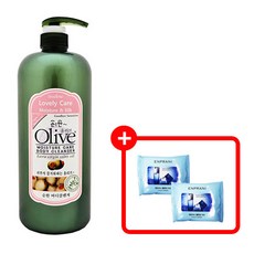 아임세레느 올리브 바디워시 순한 대용량 1500ml + 클렌징티슈 2개, 1개