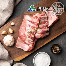 맘스킹 [지리산흑돼지] 등갈비 1kg, 1개