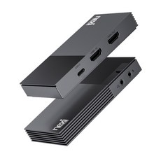 넥시 NX1236 Type-C to 4K HDMI2.0 캡처보드/NX-V114/C타입 Gen1 5Gbps 속도/4K 60Hz 입출력 해상도/1080P 60Hz 녹화 해상도/3.5m
