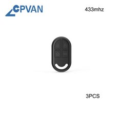 시스템용 CP10 보안 가정용 CP2W 리모컨 프로 CPVAN CP2 도난 무선 433MHz 경보 CP8, 3) 3PCS black, 3개