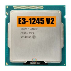 쿼드 코어 8 스레드 CPU 프로세서 Xeon E3-1245 V2 E3 1245 V2 3.4 GHz 8M 77W LGA 1155