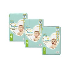 유럽산 팸퍼스 프리미엄케어 기저귀 밴드 팬티 1 2 3 4 5 6 pampers 바우처, 6단계, 3팩