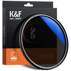 K F k f 컨셉 CPL 편광 필터 다층 코팅 카메라 렌즈 46 52 55 58 62 67mm 82mm, [01] Black, [04] 58MM