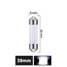 자동차 인테리어 돔 라이트 C5W C10W 페스툰 LED 전구 31mm 36mm 39mm 41mm COB 12V 7000K 흰색 자동차 트렁크 번호판 램프 1/10, 10 PCS, 10개