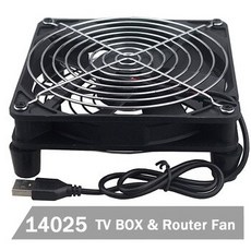 [해외] 2 pcs gdstime 140x140x25mm 14 cm 140mm 라우터 냉각 팬 tv 박스 무선 쿨러 팬 moblie 전화 쿨러, 상세내용표시