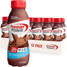 Premier Protein 단백질 쉐이크 프로틴 쉐이크 초콜릿 맛 340ml 12개 (, 340ml 12개입, 12개입