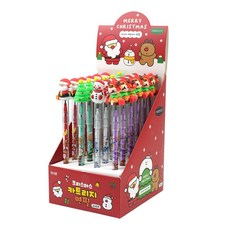 크리스마스 카트리지 연필 24개(박스) 펜슬 초등 학생 필기구 성탄절 단체 선물, 1박스