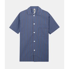 TEKLA Poplin Pajamas Short Sleeve Shirt (SWE VS) (포플린 파자마 반팔 셔츠)