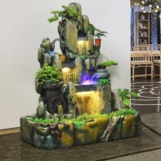 비바리움 돌확 물확 차분대형 가산분수 흐르는 물방울 정원의 거실 발코니 어지 조경지, 01 R05 트럼펫 워터프루프 가산(송무화기