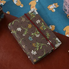 BIBON 비본 북아트 카드케이스 DIY KIT, 브라운릴리
