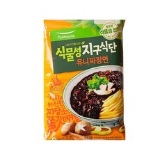 풀무원 지구식단 식물성 유니짜장면 620G (보냉백/아이스박스中택1), 옵션2 - 아이스박스포장 (아이스박스+아이스팩)