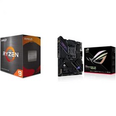 AMD Ryzen 95900X 12코어 24스레드 잠금 해제 데스크톱 프로세서, Processor + AM4 X570S Zen 3 Mo - 라이젠95900x