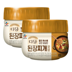 다담 된장찌개양념, 530g, 2개