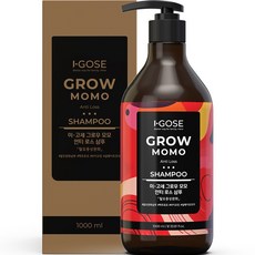 이고세 그로우 모모 설페이트 FREE 안티로스 독일 맥주 효모 탈모 샴푸, 1개, 1L