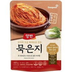 동원 산지양반 묵은지 400g 아침식사대용 분식 홈캉스 엄마손맛, 12개