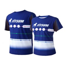 핏섬 남성 여성 티셔츠 배드민턴의류 리덤