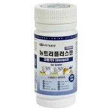 [PLB] 뉴트리플러스젠 통분말영양제 오메가3 (120g 30g)캔 튜브 로얄 장난감 간식 대용량 사료 P/B : 235A1B+2083, COUPANG_ITME :  1