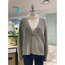 [현대백화점]ZOOC(쥬크)(Z204KSL003)보석단추포인트 루즈핏가디건