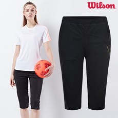 [윌슨] [WILSON] 7부바지 니트팬츠 5444F BLACK (여)