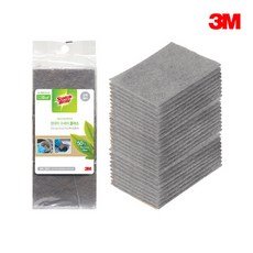 [바보사랑]스카치브라이트 3M 원데이 수세미 플러스 리필 강력 30매, 단일색상, 1개