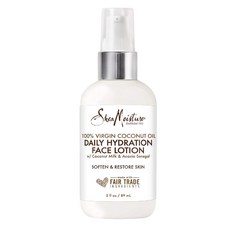 SHEA MOISTURE 100 % 버진 코코넛 오일 데일리 하이드 레이션 페이스 로션 85 g, 85g