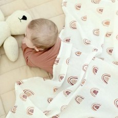 두두앤솜 면모달 머슬린 아기 거즈 블랭킷, 모노블로썸