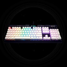 커세어 K68 K70 K95 블랙 화이트 키보드 PBT 키캡, 없음, ABS 블랙 타입 1