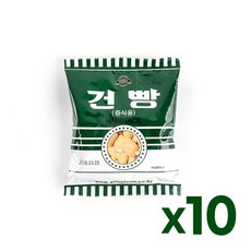 [상일식품] 군용 밀건빵 / 추억의 정품 군용건빵, 65g, 10개
